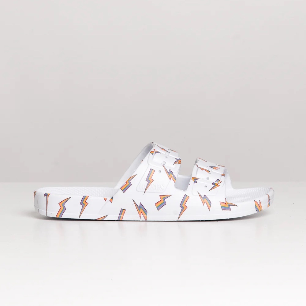 Freedom Moses Bolt Sandals in White Size 38-39